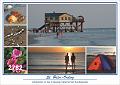 2782 Peter-Ording Strand Sonnenuntergang  .